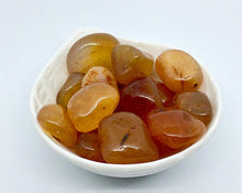 Load image into Gallery viewer, Carnelian 3 Tumbled Gemstones Crystal Healing Stones