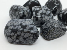 Load image into Gallery viewer, Snowflake Obsidian 3 Tumbled Stones Crystals Gemstone Healing