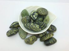 Load image into Gallery viewer, Serpentine 3 Tumbled Stones Crystals Gemstone Healing