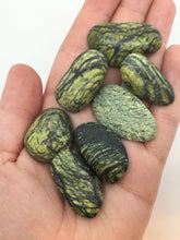 Load image into Gallery viewer, Serpentine 3 Tumbled Stones Crystals Gemstone Healing