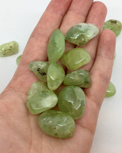 Load image into Gallery viewer, Prehnite with Epidote Tumbled Stones 3 Crystals Gemstone Natural Stone
