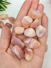 Load image into Gallery viewer, Apricot Agate 3 Tumbled Stones Gemstone Natural Stone Crystals