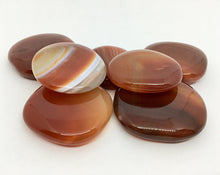 Load image into Gallery viewer, Carnelian Crystals Gemstone Palm Stone Healing Crystal
