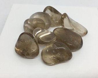 Smoky Quartz 3 Tumbled Stones Crystals Gemstones