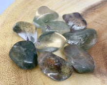 Load image into Gallery viewer, Shaman Quartz 3 Crystals Lodalite Inclusion Tumbled Stones Gemstones
