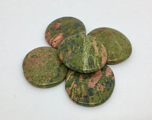 Load image into Gallery viewer, Unakite Crystal Palm Stone Gemstone Crystals
