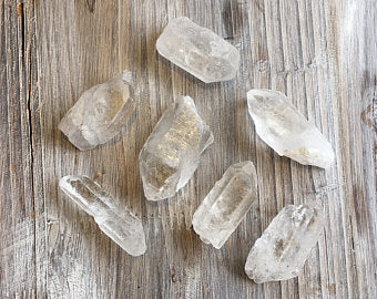 Clear Quartz Crystal Point Natural Stone Healing Energy