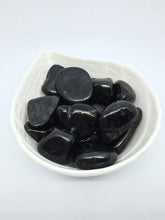 Load image into Gallery viewer, Shungite 3 Crystals Gemstone Healing 3 Tumbled Stones
