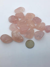 Load image into Gallery viewer, Rose Quartz 3 Tumbled Gemstones
