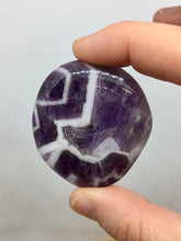 Load image into Gallery viewer, Amethyst Crystal Palm Stone Worry Gemstone Healing Energy Crystals
