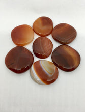 Load image into Gallery viewer, Carnelian Crystals Gemstone Palm Stone Healing Crystal
