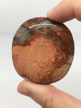 Load image into Gallery viewer, Red Jasper Crystal Palm Stone Gemstone Poppy Jasper
