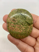 Load image into Gallery viewer, Unakite Crystal Palm Stone Gemstone Crystals
