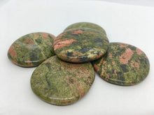 Load image into Gallery viewer, Unakite Crystal Palm Stone Gemstone Crystals
