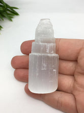 Load image into Gallery viewer, Selenite Tower Small Tiny Crystal Mineral Stone Natural Rough
