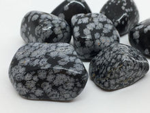 Load image into Gallery viewer, Snowflake Obsidian 3 Tumbled Stones Crystals Gemstone Healing
