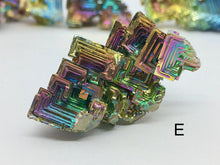 Load image into Gallery viewer, Bismuth Crystal Rainbow Geometric Metal Formation
